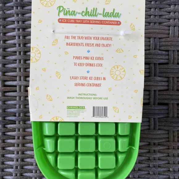 🍍 Piña-Chill-Lada Ice Cube Tray Set | Pineapple Tiki Vibes! 🍍 - Picture 4 of 4